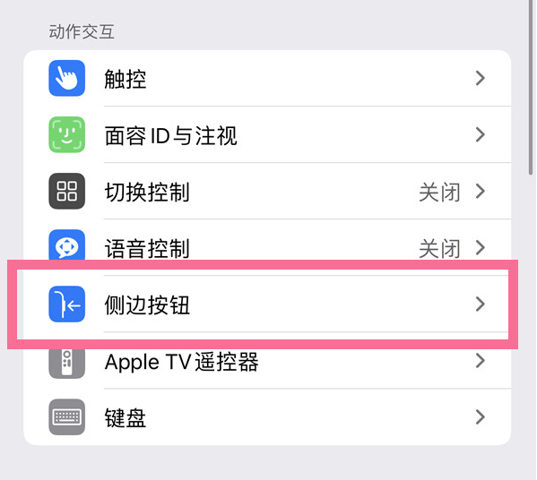 千阳苹果14维修店分享iPhone14 Plus侧键双击下载功能关闭方法 