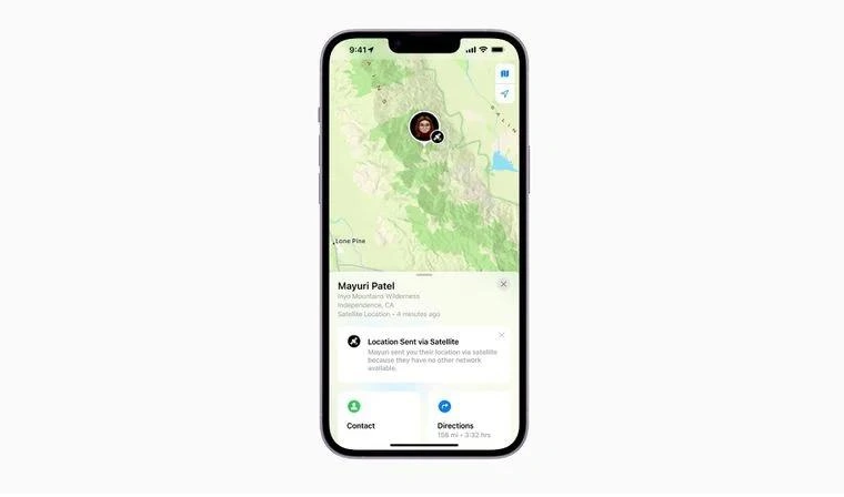 千阳苹果14维修分享iPhone14系列中 FindMy功能通过卫星分享位置方法教程 